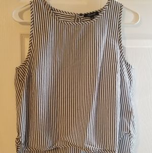 Madewell striped swing tank